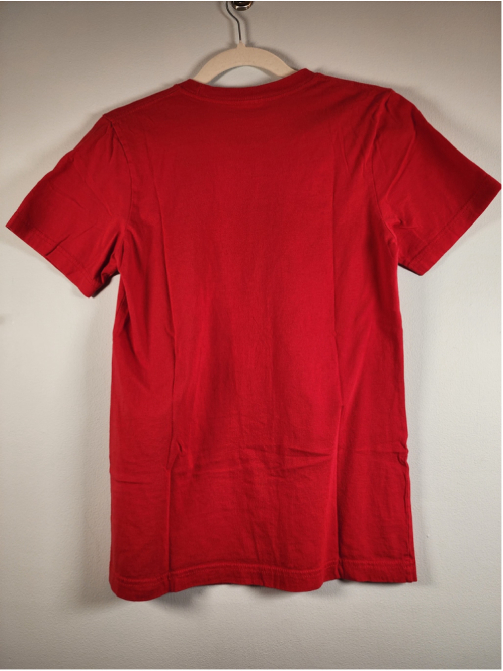 BAWS Born A Wild Soul Crazy Stitched Teddy Bear Graphic Tee Red SM - Picture 3 of 4